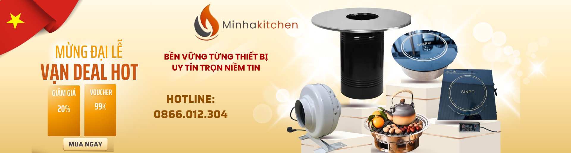Minh Hà Kitchen - Thiêt bị lẩu nướng, nhà bếp